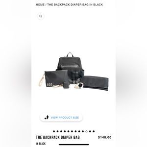 Beis Baby diaper backpack- like new